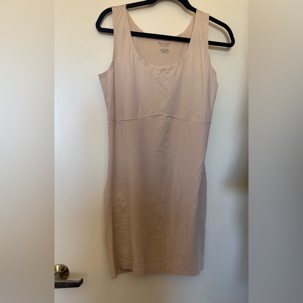 NWOT Skinnygirl Smoothers n’ Shakers Nude Tank Dress in Size 2X
